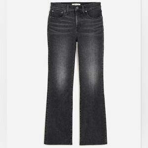 Madewell Petite Kick Out Crop, Washed Black, 27 Petite, Boho, Flare, Boho